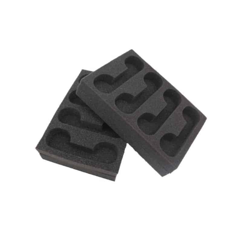 Spugna di imballaggio in polietilene di alta qualità Insert Foam per accessori Spugna di imballaggio protettiva nera